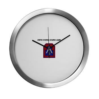 BAMC - M01 - 03 - Brooke Army Medical Center (BAMC) with Text - Modern Wall Clock - Click Image to Close