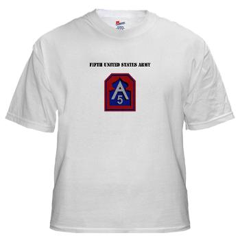 BAMC - A01 - 04 - Brooke Army Medical Center (BAMC) with Text - White t-Shirt