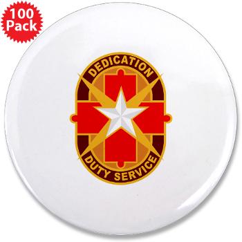 BAMC - M01 - 01 - Brooke Army Medical Center - 3.5" Button (100 pack)
