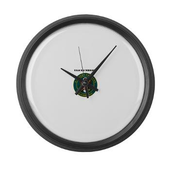 BAUMHOLDER - M01 - 03 - USAG Baumholder with Text - Large Wall Clock - Click Image to Close