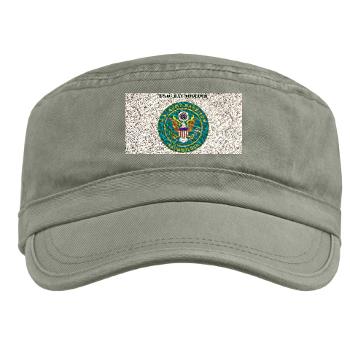 BAUMHOLDER - A01 - 01 - USAG Baumholder with Text - Military Cap - Click Image to Close