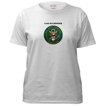 BAUMHOLDER - A01 - 04 - USAG Baumholder with Text - Women's T-Shirt