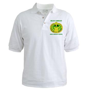 BCDSS - A01 - 04 - DUI - Bravo Co - Drill Sgt School with Text Golf Shirt