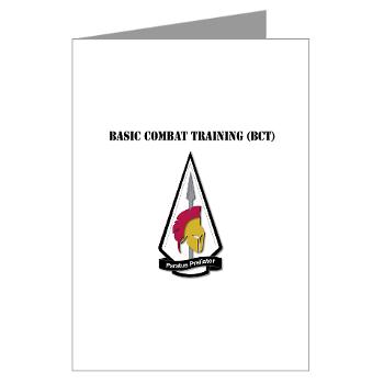 BCT - M01 - 02 - Basic Combat Training (BCT) with Text - Greeting Cards (Pk of 10)