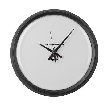 BCT - M01 - 03 - Basic Combat Training (BCT) with Text - Large Wall Clock
