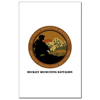 BRB - M01 - 02 - DUI - Beckley Recruiting Bn with Text Mini Poster Print