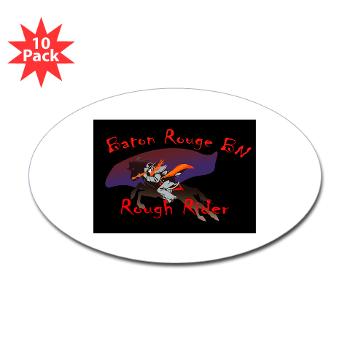 BRRB - M01 - 01 - DUI - Baton Rouge Recruiting Battalion - Sticker (Oval 10 pk) - Click Image to Close