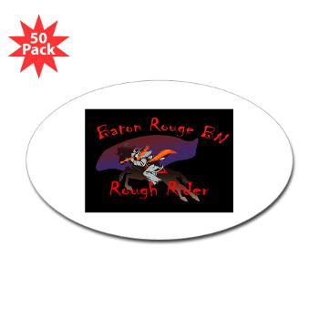 BRRB - M01 - 01 - DUI - Baton Rouge Recruiting Battalion - Sticker (Oval 50 pk) - Click Image to Close