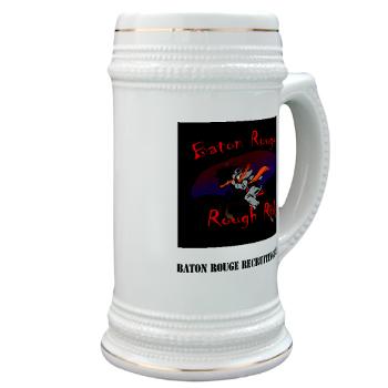 BRRB - M01 - 03 - DUI - Baton Rouge Recruiting Battalion with Text - Stein
