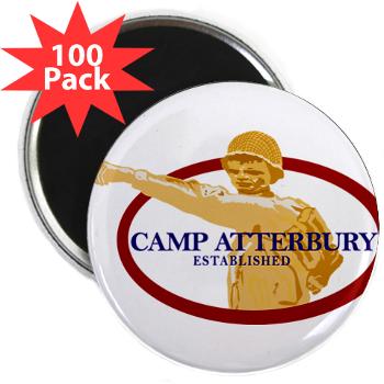 CA - M01 - 01 - Camp Atterbury - 2.25" Magnet (100 pack) - Click Image to Close