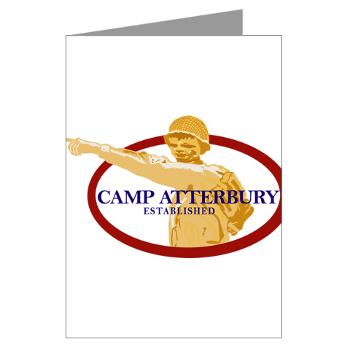 CA - M01 - 02 - Camp Atterbury - Greeting Cards (Pk of 10)