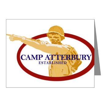 CA - M01 - 02 - Camp Atterbury - Note Cards (Pk of 20)