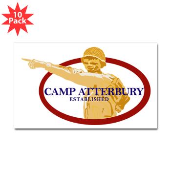 CA - M01 - 01 - Camp Atterbury - Sticker (Rectangle 10 pk)