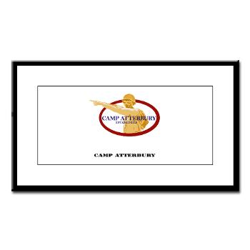 CA - M01 - 02 - Camp Atterbury with Text - Small Framed Print 30.99