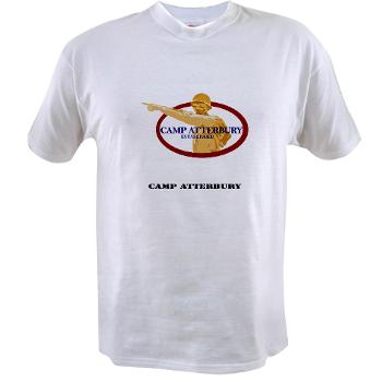 CA - A01 - 04 - Camp Atterbury with Text - Value T-shirt