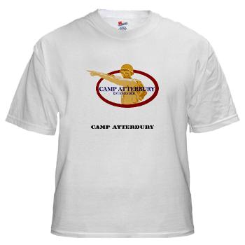 CA - A01 - 04 - Camp Atterbury with Text - White t-Shirt