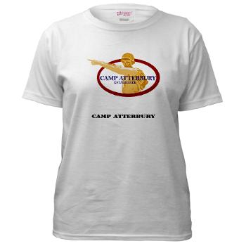 CA - A01 - 04 - Camp Atterbury with Text - Women's T-Shirt