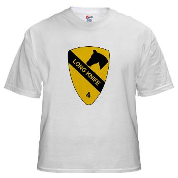 CAB - A01 - 04 - DUI - Combat Aviation Brigade - Warrior - White T-Shirt