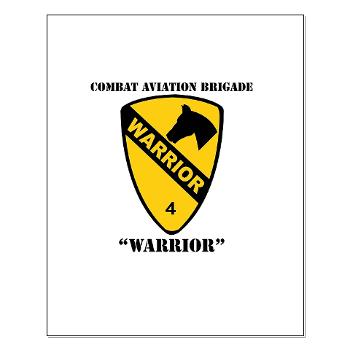 CAB - M01 - 02 - DUI - Combat Aviation Brigade - Warrior with Text - Small Poster