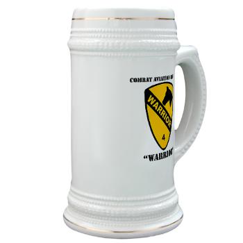 CAB - M01 - 03 - DUI - Combat Aviation Brigade - Warrior with Text - Stein - Click Image to Close