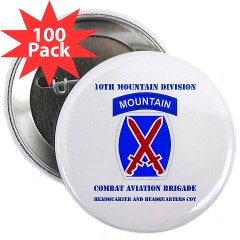 CABFHHC - M01 - 01 - DUI - Headquarter and Headquarters Coy with Text 2.25" Button (100 pack) - Click Image to Close