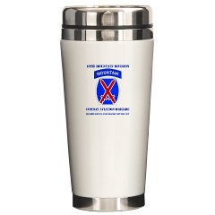 CABFHHC - M01 - 03 - DUI - Headquarter and Headquarters Coy with Text Ceramic Travel Mug