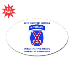 CABFHHC - M01 - 01 - DUI - Headquarter and Headquarters Coy with Text Sticker (Oval 10 pk)