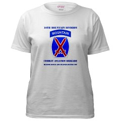 CABFHHC - A01 - 04 - DUI - Headquarter and Headquarters Coy with Text Women's T-Shirt