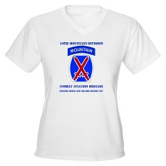 CABFHHC - A01 - 04 - DUI - Headquarter and Headquarters Coy with Text Women's V-Neck T-Shirt