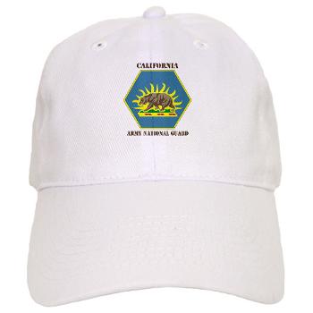 CALIFORNIAARNG - A01 - 01 - DUI - California Army National Guard with text - Cap