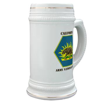 CALIFORNIAARNG - M01 - 03 - DUI - California Army National Guard with text - Stein