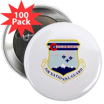 CANG - M01 - 01 - Colorado Air National Guard with Text - 2.25" Button (100 pack)