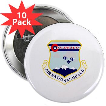 CANG - M01 - 01 - Colorado Air National Guard with Text - 2.25" Button (10 pack)
