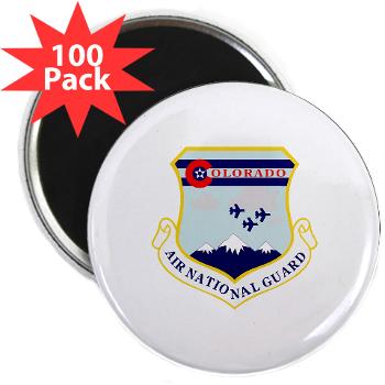 CANG - M01 - 01 - Colorado Air National Guard with Text - 2.25" Magnet (100 pack)