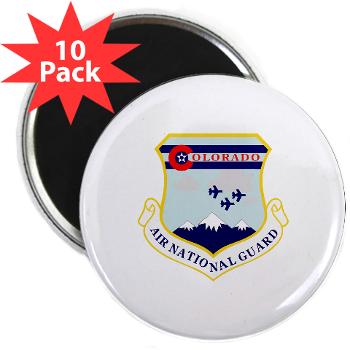 CANG - M01 - 01 - Colorado Air National Guard with Text - 2.25" Magnet (10 pack)
