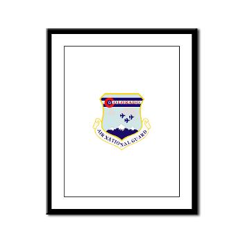 CANG - M01 - 02 - Colorado Air National Guard with Text - Framed Panel Print