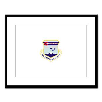 CANG - M01 - 02 - Colorado Air National Guard with Text - Large Framed Print