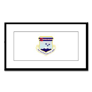 CANG - M01 - 02 - Colorado Air National Guard with Text - Small Framed Print