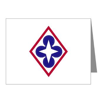 CASCOM - M01 - 02 - Combined Arms Support Command - Note Cards (Pk of 20) - Click Image to Close