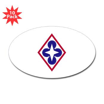 CASCOM - M01 - 01 - Combined Arms Support Command - Sticker (Oval 10 pk)