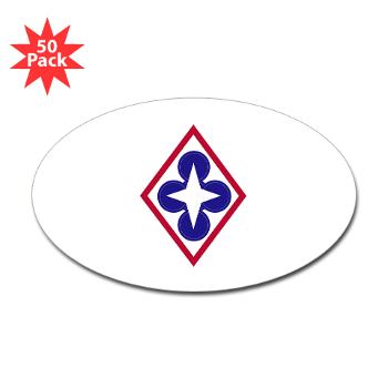 CASCOM - M01 - 01 - Combined Arms Support Command - Sticker (Oval 50 pk)