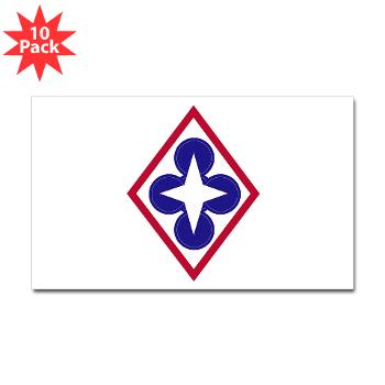 CASCOM - M01 - 01 - Combined Arms Support Command - Sticker (Rectangle 10 pk)