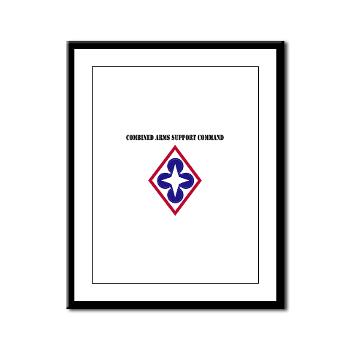 CASCOM - M01 - 02 - Combined Arms Support Command with Text - Framed Panel Print - Click Image to Close