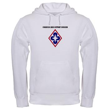 CASCOM - A01 - 03 - Combined Arms Support Command with Text - Hooded Sweatshirt