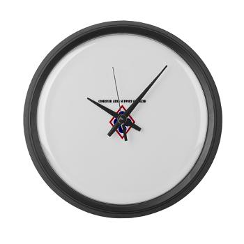 CASCOM - M01 - 03 - Combined Arms Support Command with Text - Large Wall Clock