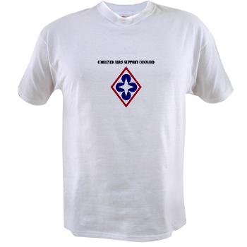 CASCOM - A01 - 04 - Combined Arms Support Command with Text - Value T-shirt