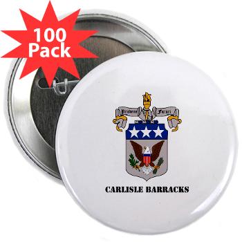 CB - M01 - 01 - Carlisle Barracks with Text - 2.25" Button (10 pack)