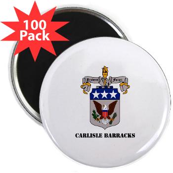 CB - M01 - 01 - Carlisle Barracks with Text - 2.25" Magnet (100 pack)