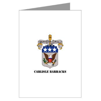 CB - M01 - 02 - Carlisle Barracks with Text - Greeting Cards (Pk of 10)