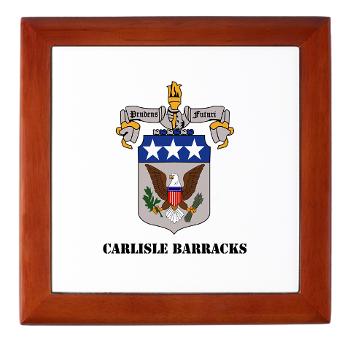 CB - M01 - 03 - Carlisle Barracks with Text - Keepsake Box